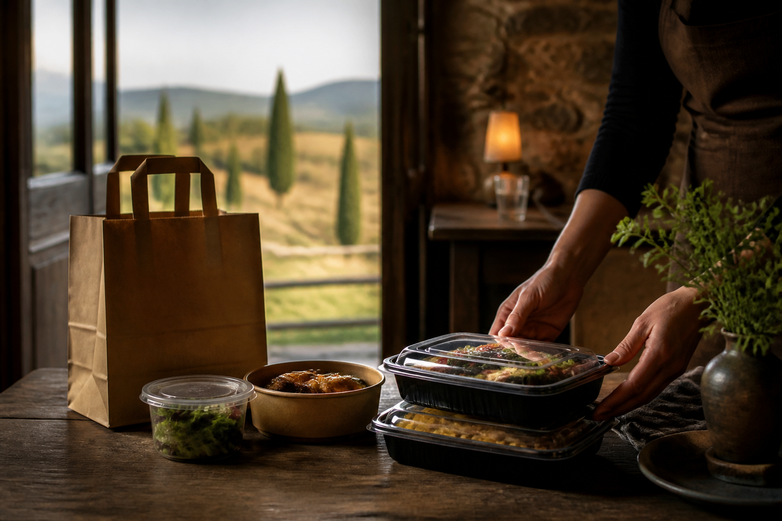Delivery e Asporto per Agriturismo: Conviene un Sistema Proprietario o Affidarsi a Piattaforme Esterne?